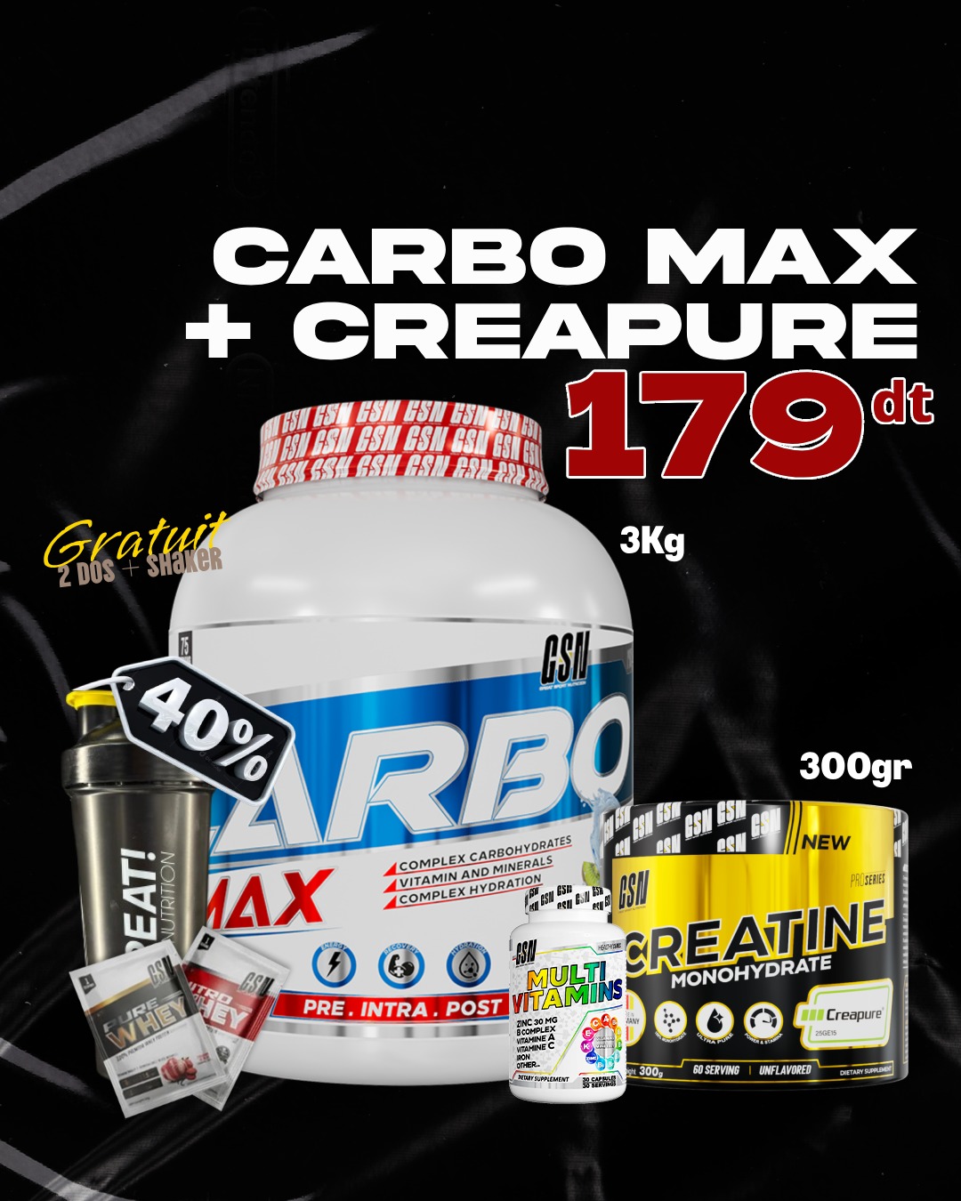 PACK CARBO+CREAPURE